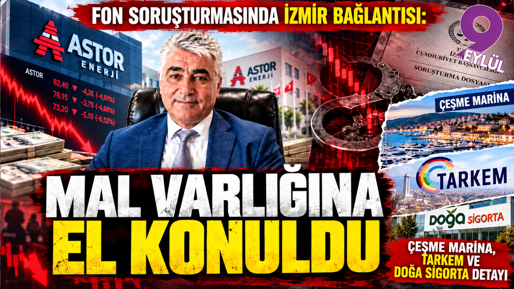 Fon soruşturmasında İzmir bağlantısı: Astor Enerji, Çeşme Marina, TARKEM ve Doğa Sigorta detayı