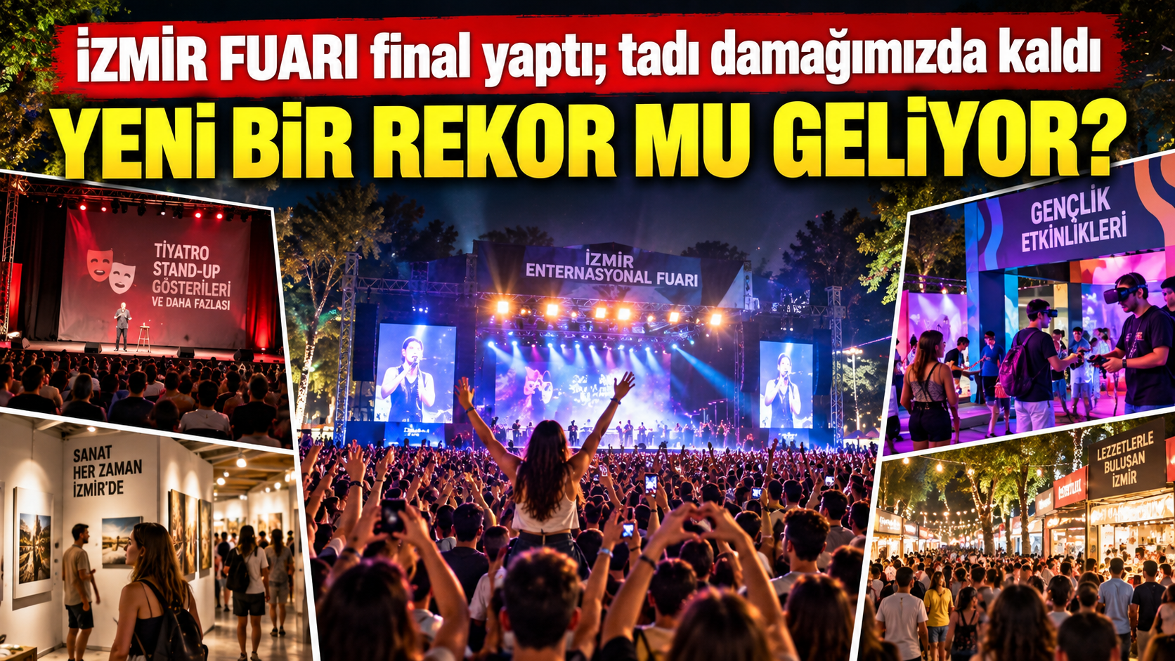 İzmir Fuarı’nda muhteşem kapanış; Rekor gelecek mi?