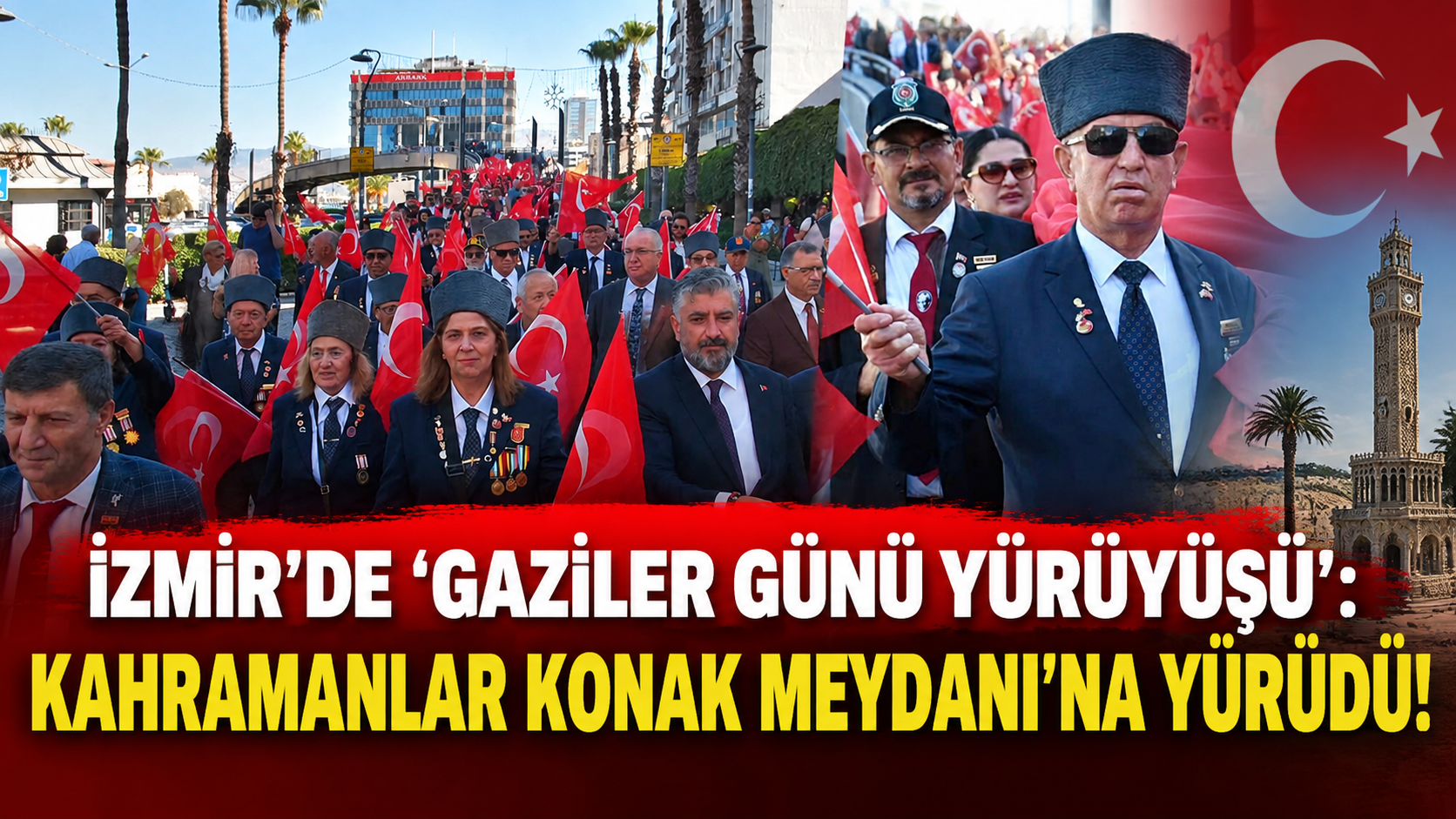 Kahramanlar Konak Meydanı’na yürüdü!