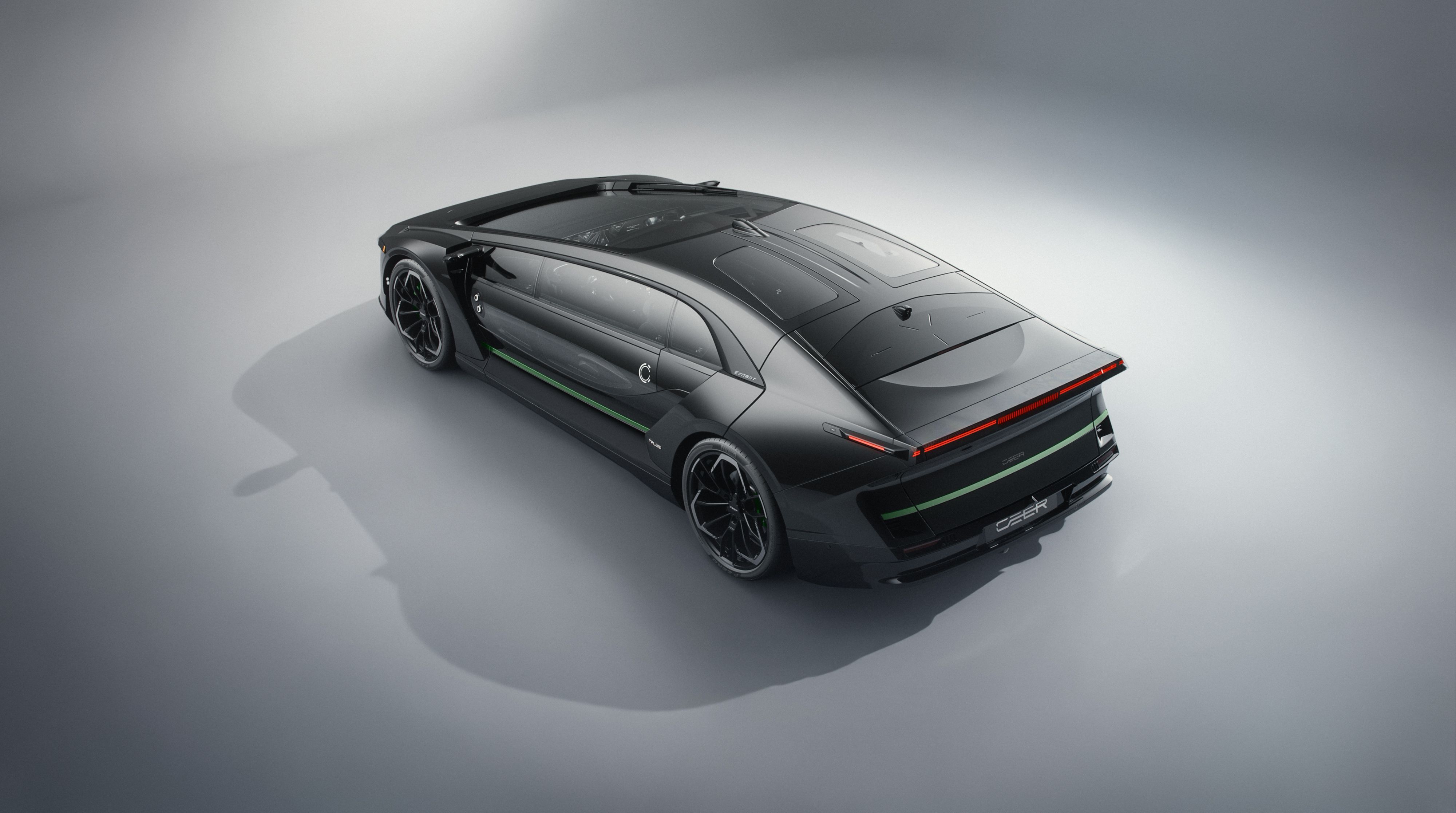 Exobot Sedan Top Qtr View