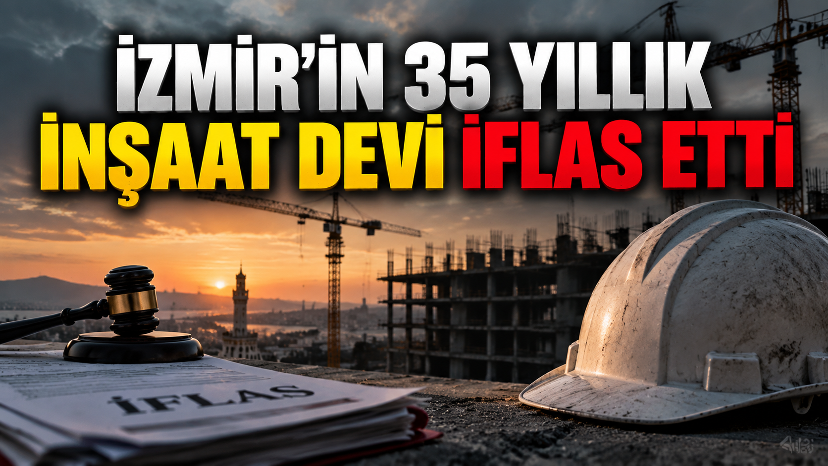 İzmir’in 35 yıllık köklü inşaat devi iflas etti