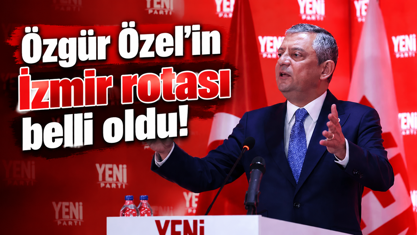 Özgür Özel’in İzmir rotası belli oldu