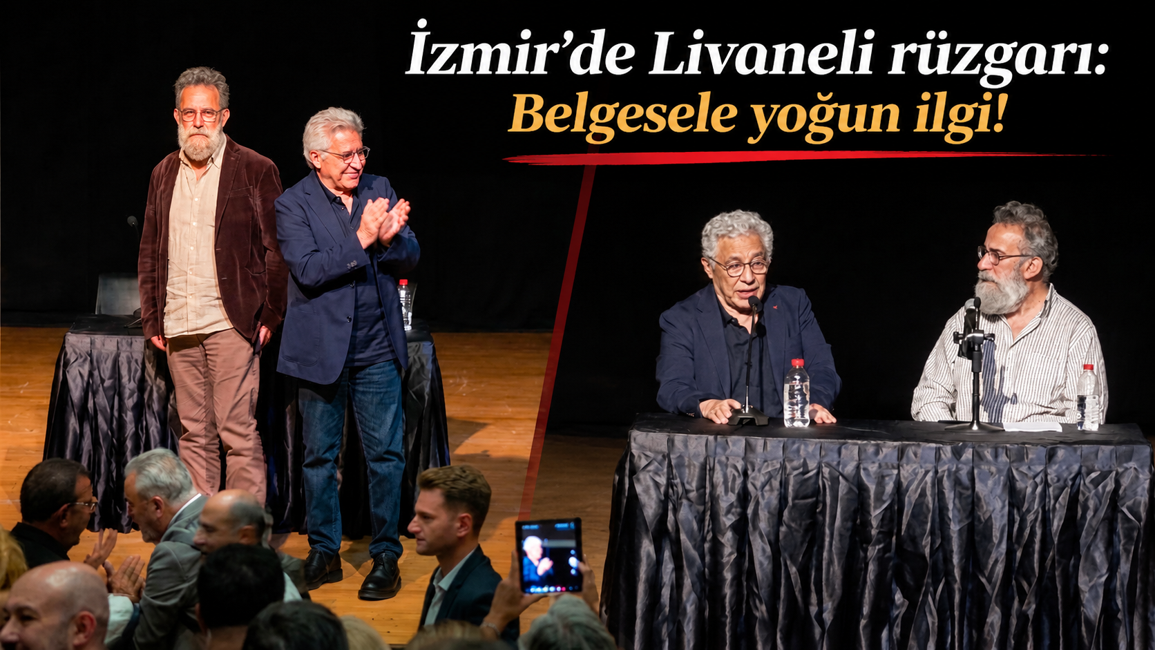 İzmir'de Livaneli rüzgarı: Belgesele yoğun ilgi!