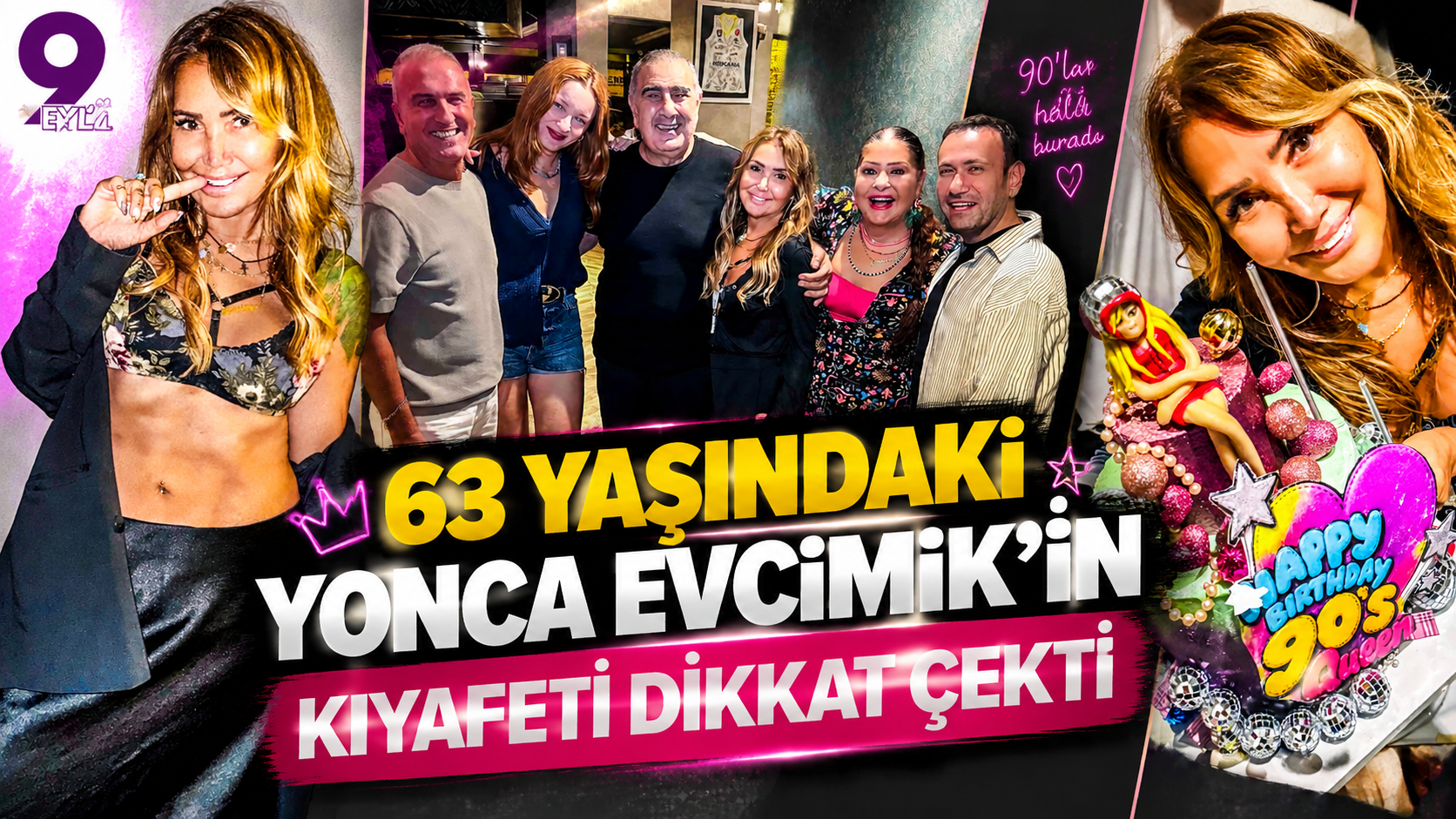 63 yaşındaki Yonca Evcimik’in kıyafeti dikkat çekti