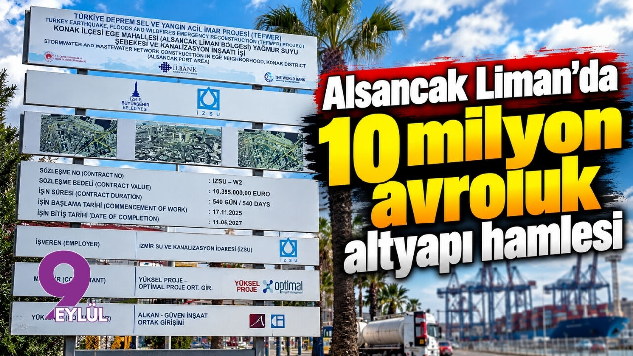 Alsancak Liman'da 10 milyon avroluk altyapı hamlesi