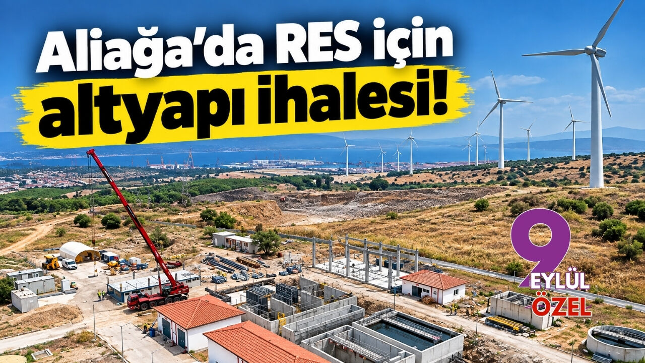 Aliağa'da RES için altyapı ihalesi!
