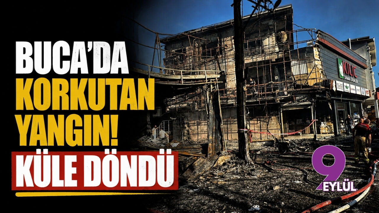 Buca'da korkutan yangın! Küle döndü