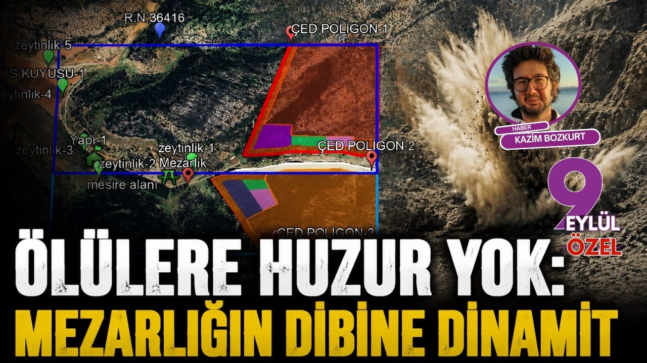 Ölülere huzur yok: Mezarlığın dibine dinamit