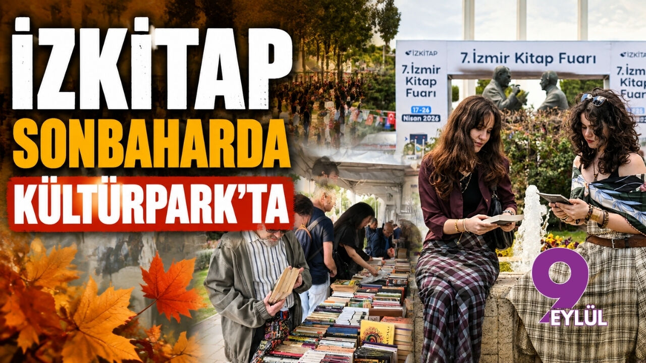 İZKİTAP sonbaharda Kültürpark'ta