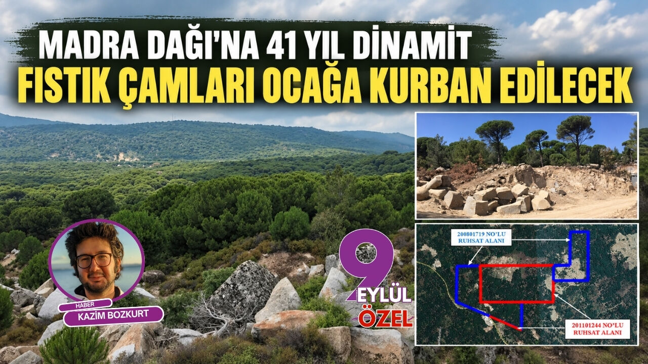 Madra Dağı'na 41 yıl dinamit
