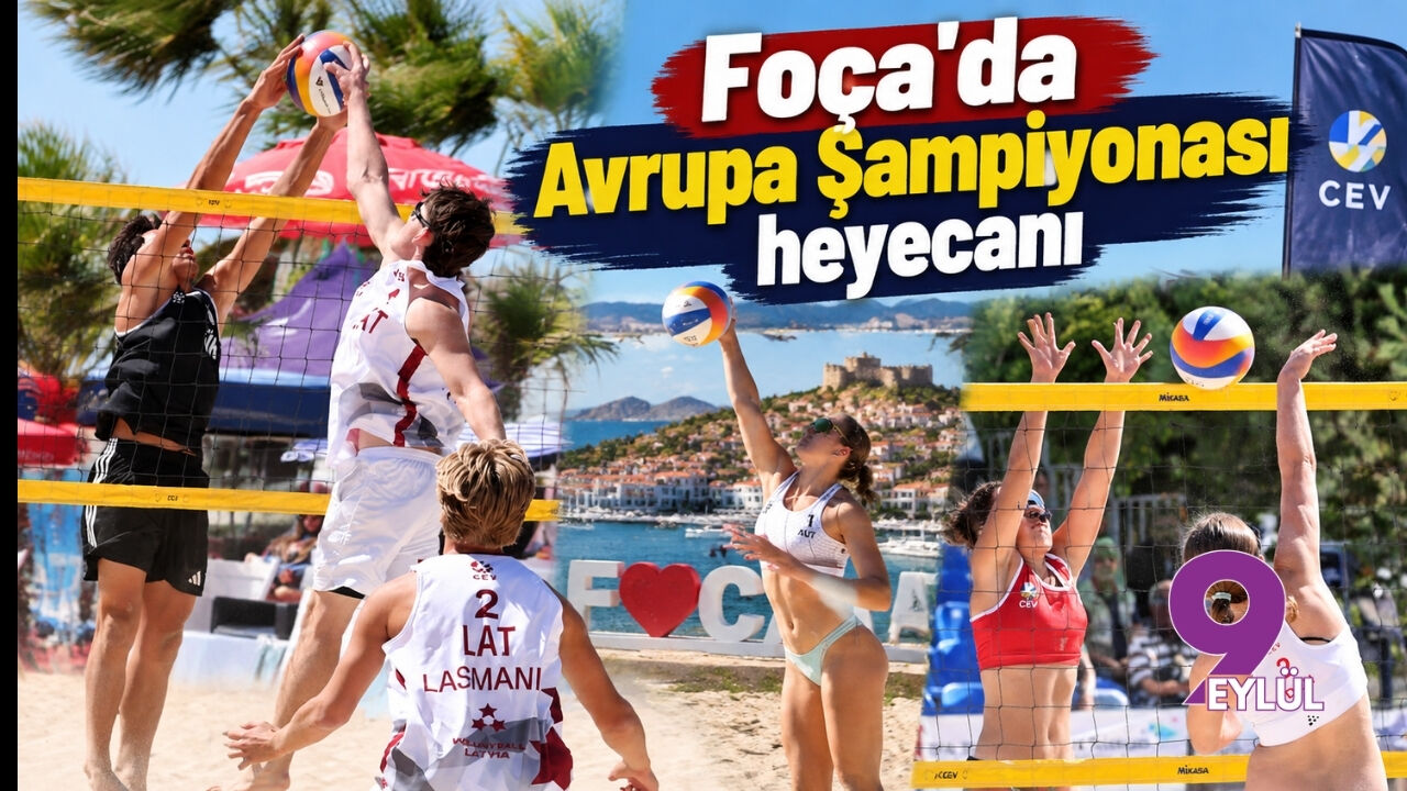 Foça'da Avrupa Şampiyonası heyecanı