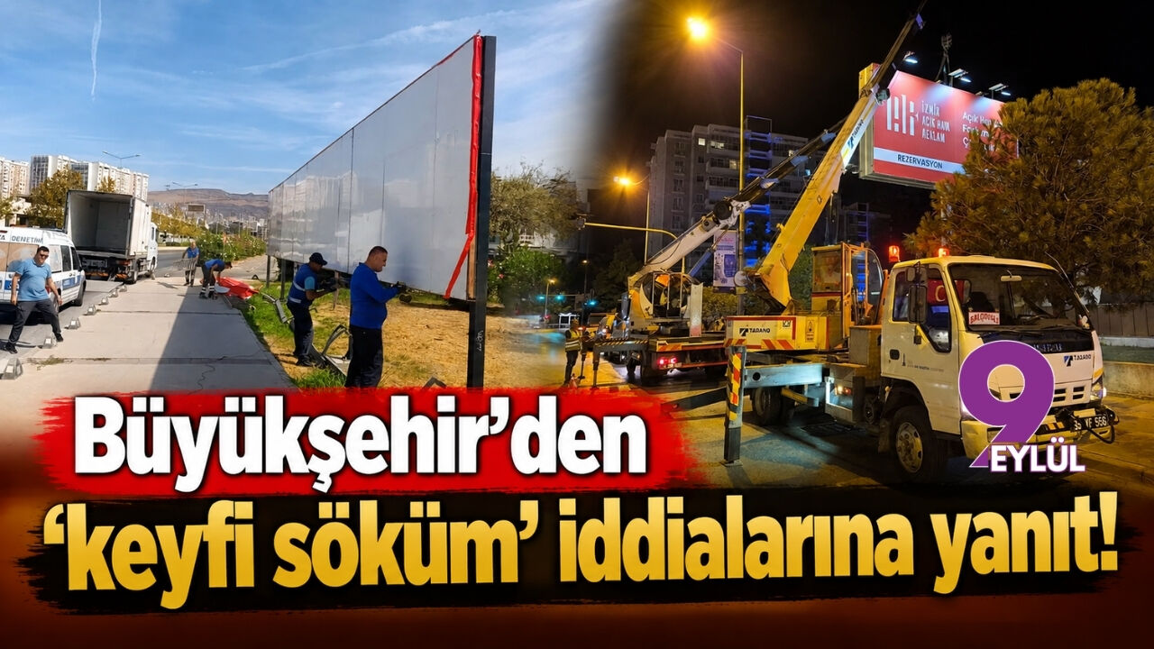 Büyükşehir'den 'keyfi söküm' iddialarına yanıt!