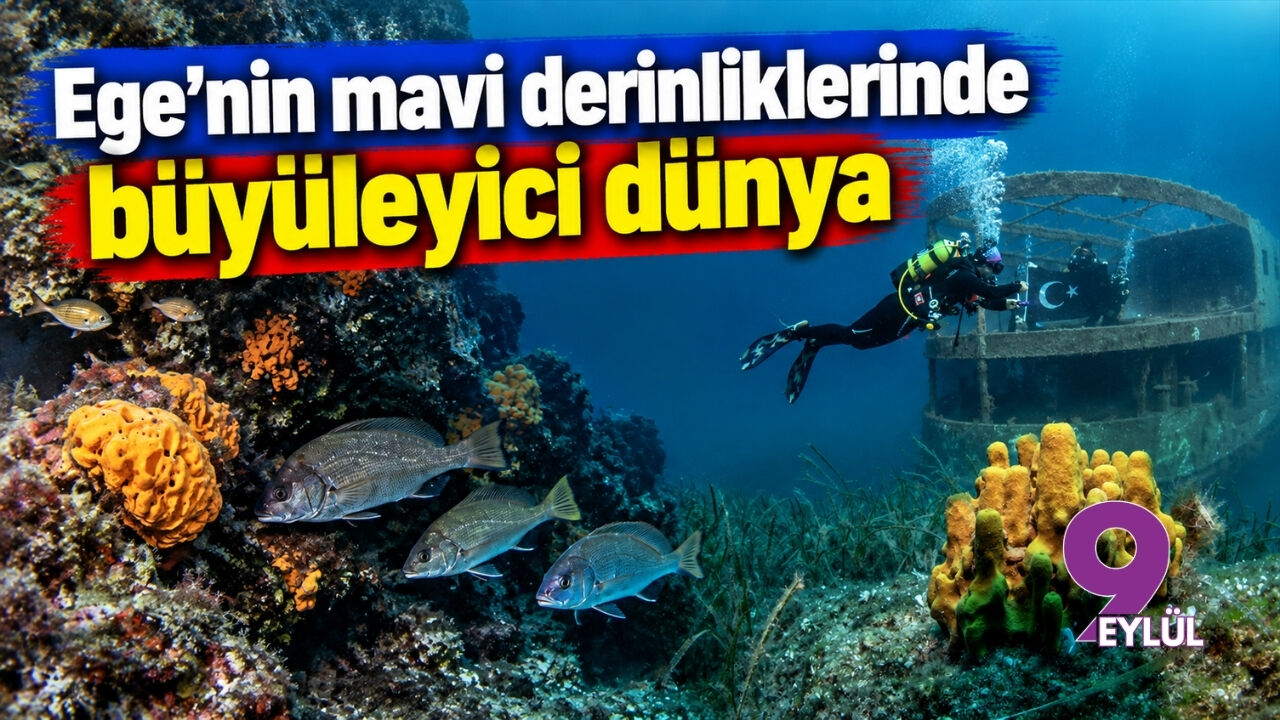 Ege'nin mavi derinliklerinde büyüleyici dünya