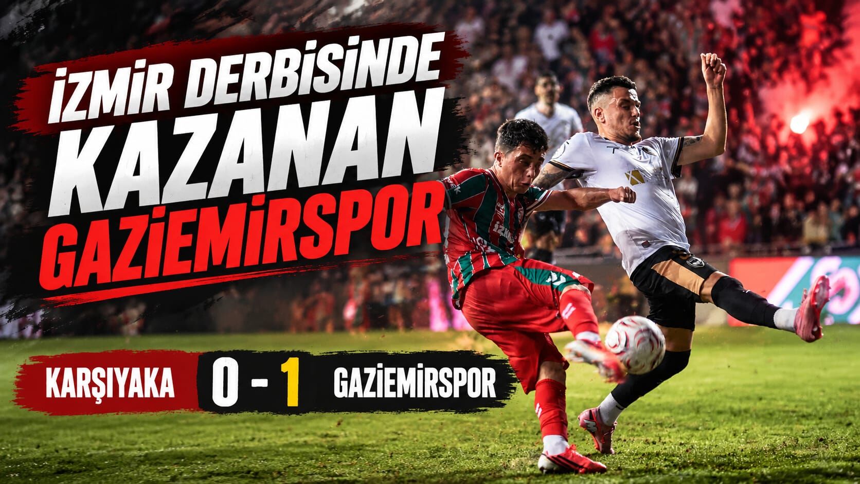 İzmir derbisinde kazanan Gaziemirspor