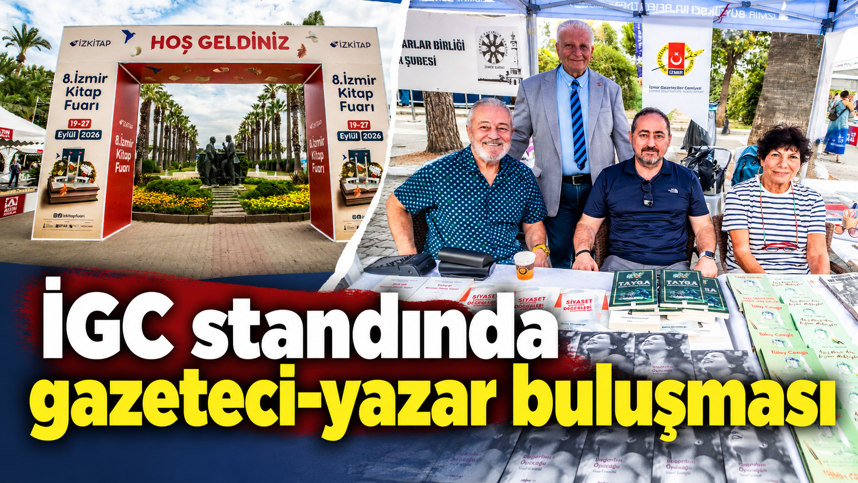 İGC standında gazeteci-yazar buluşması
