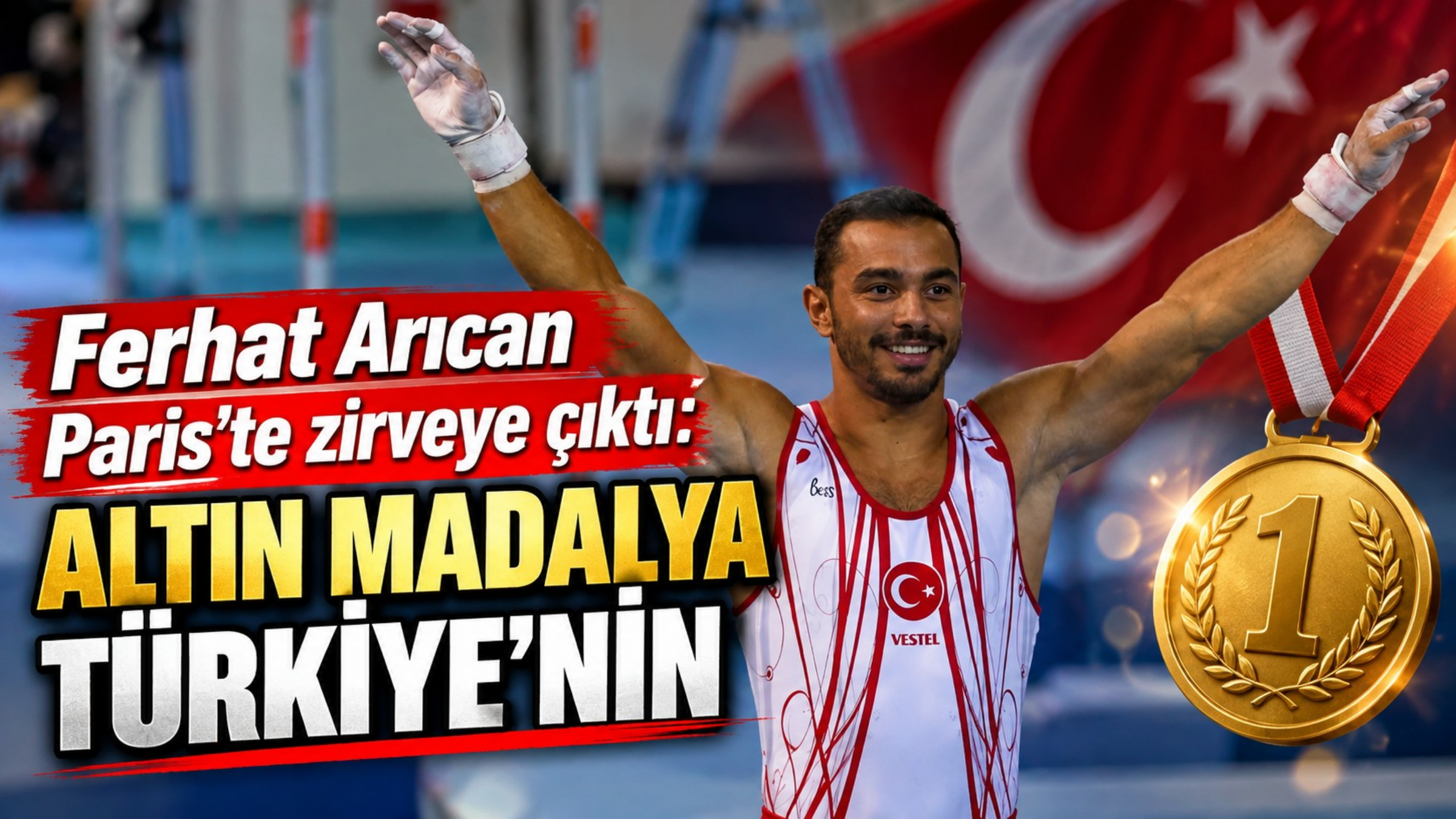 Ferhat Arıcan Paris'te zirveye çıktı: Altın madalya Türkiye'nin