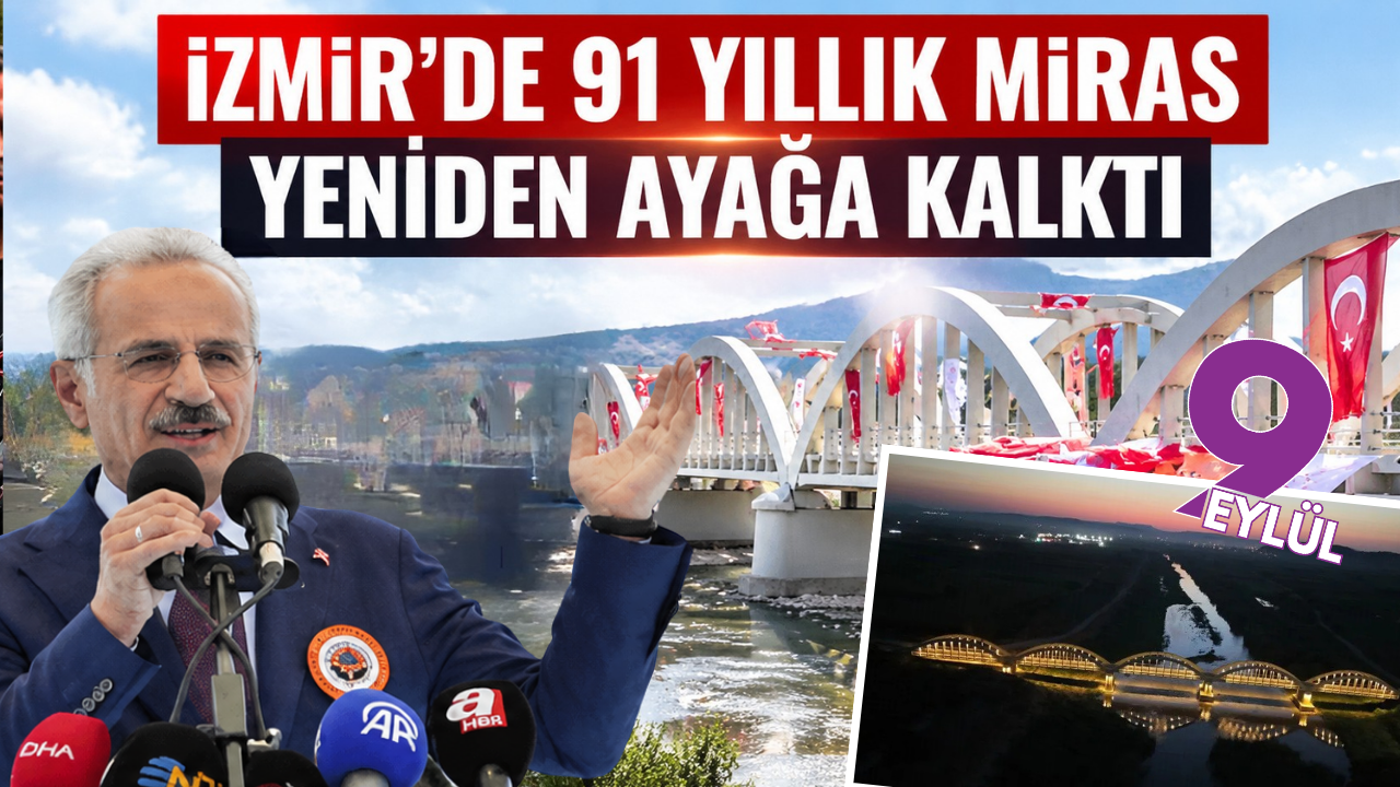Tarihi Gediz Köprüsü yeniden hayat buldu