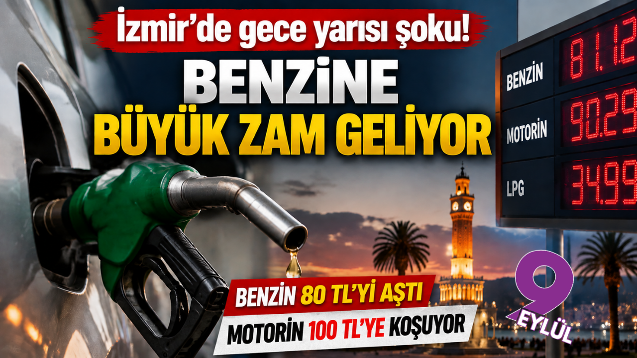 İzmir’de benzin 81 lirayı aşıyor! Zam bu gece pompaya yansıyor