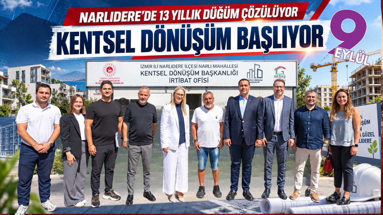 Narlıdere’de 13 yıllık düğüm çözülüyor: Kentsel dönüşümde uzlaşma başladı
