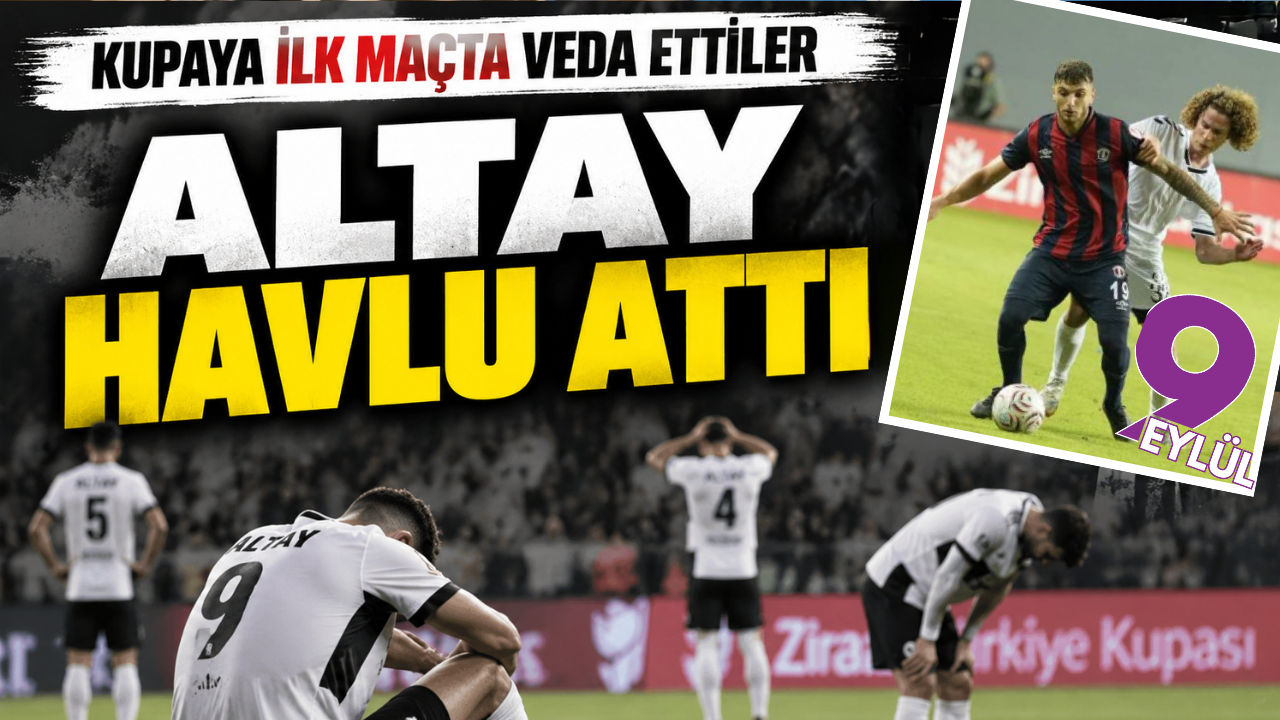 Altay kupaya ilk maçta veda etti: Söke 1970’den farklı galibiyet