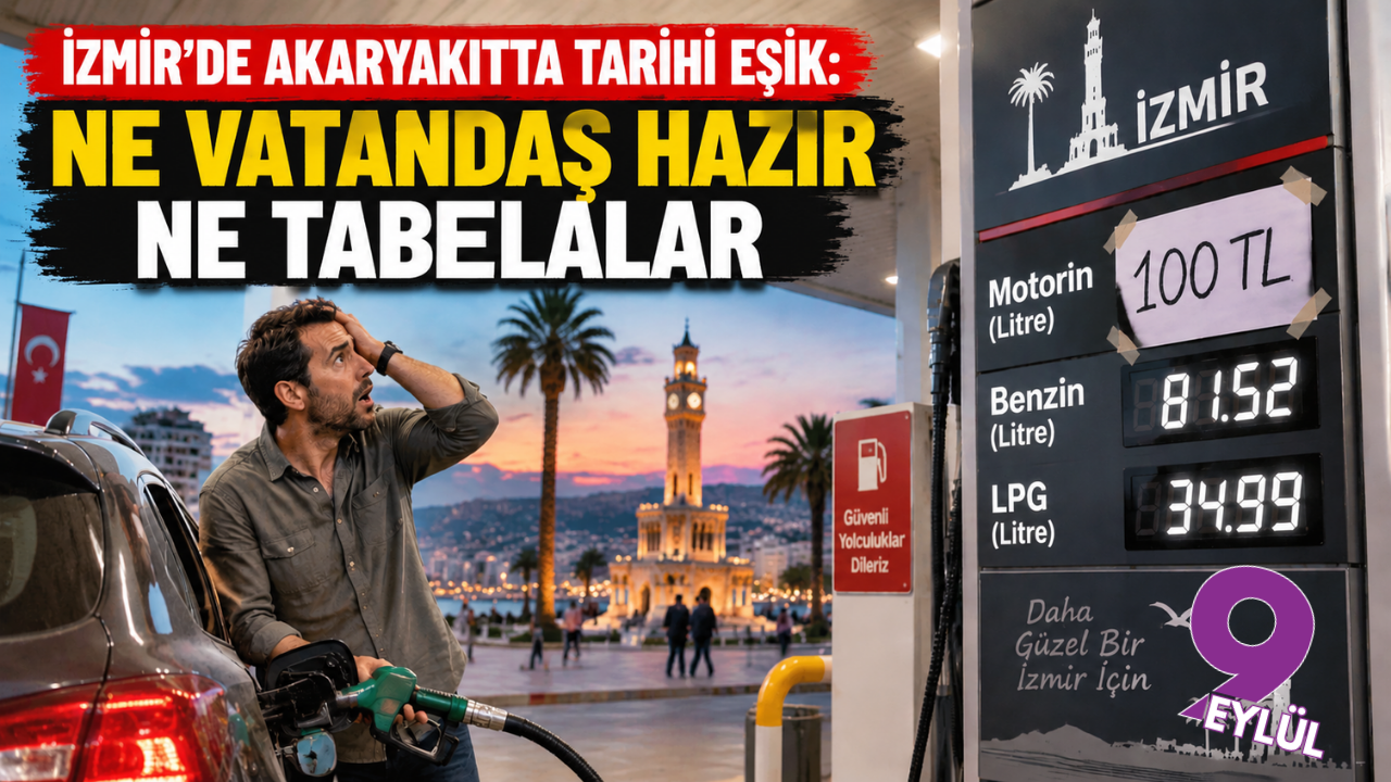 İzmir’de akaryakıtta tarihi eşik: Motorin 100 lirayı aşacak, tabelalar şaşıracak