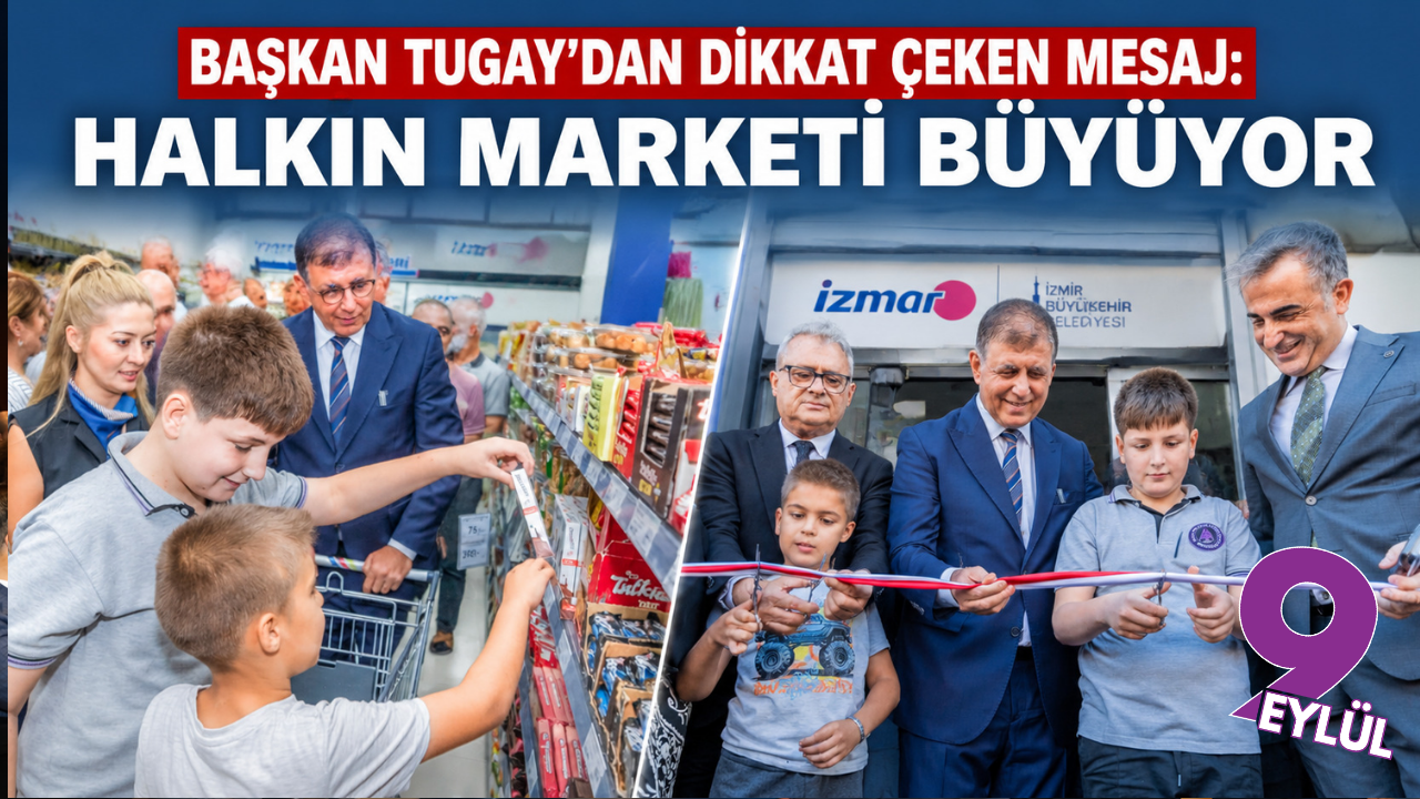 İZMAR 25’inci mağazasını açtı: “Halkın zincir marketi büyüyor”