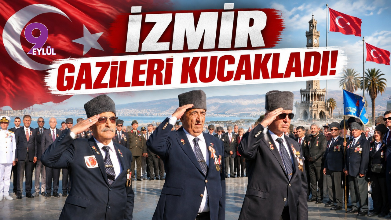 İzmir gazilerini kucakladı!