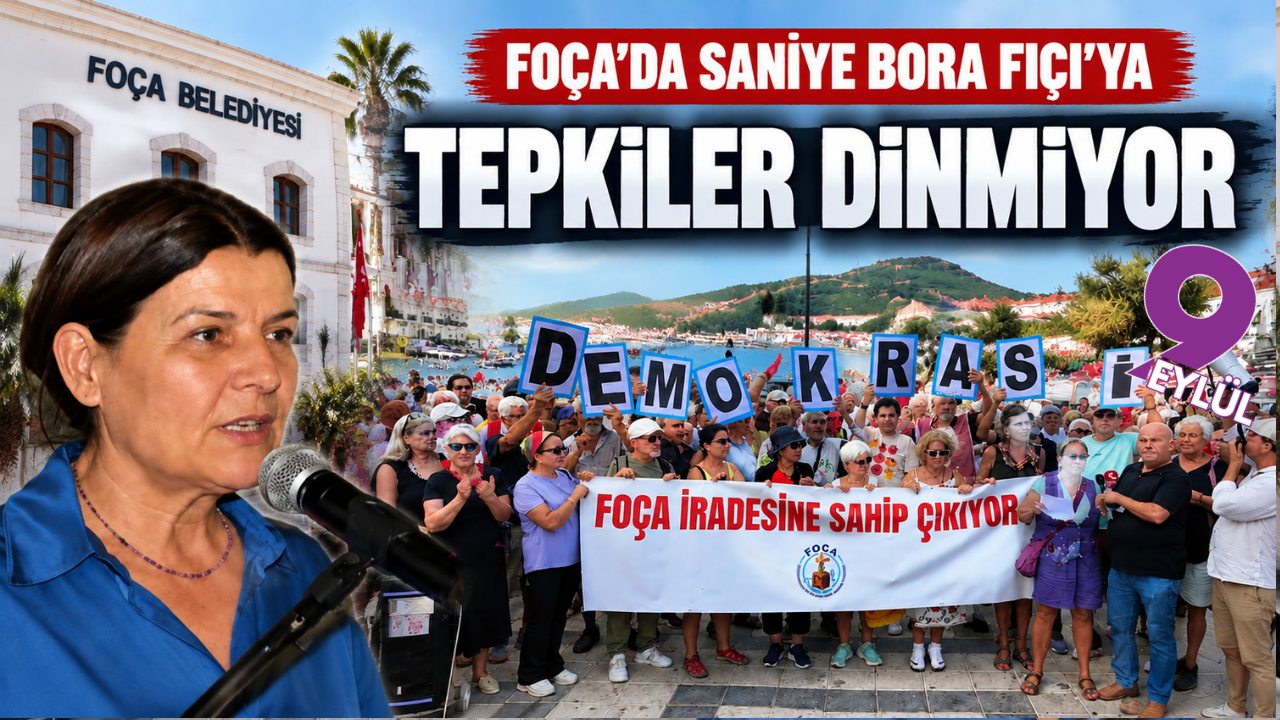 Foça’da Saniye Bora Fıçı’ya AKP tepkisi: “İrademizi teslim etti”