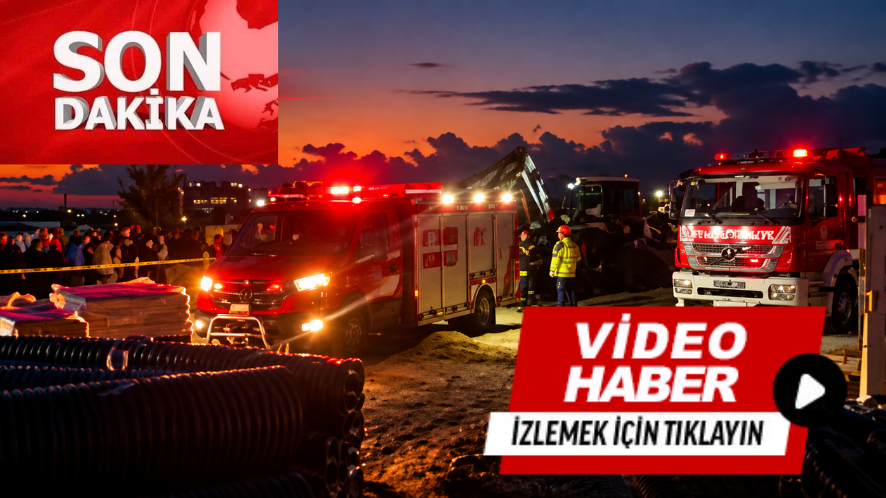 Toprak kayması: 2 işçi göçükte kaldı