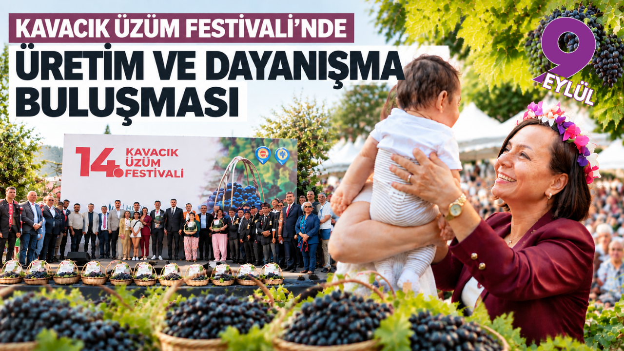 Kavacık Üzüm Festivali’nde üretim ve dayanışma buluşması