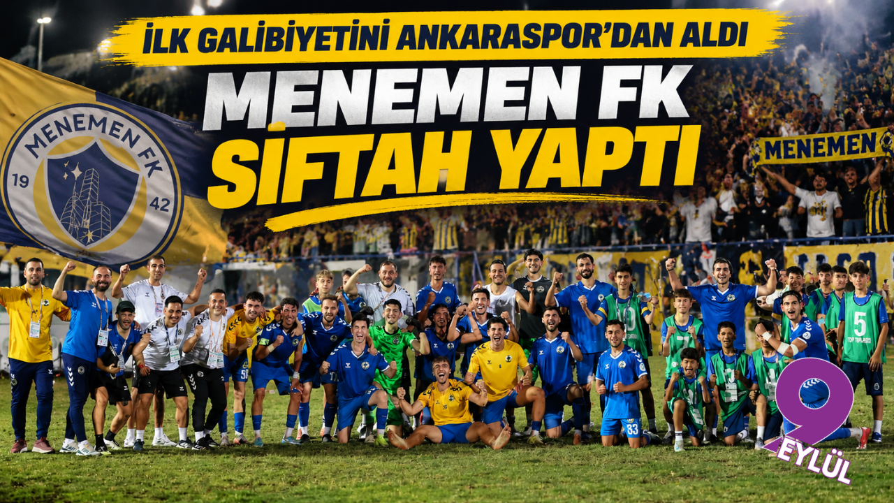 Menemen FK’dan kritik galibiyet: Ankaraspor’u 3-0 yenerek ilk puanlarını aldı