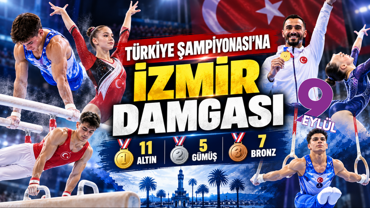 İzmirli cimnastikçiler Ankara’da şov yaptı: Madalyaları topladılar