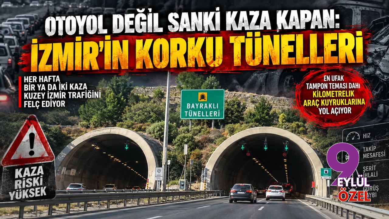 Otoyol Değil Sanki Kaza Kapan: İzmir'in Korku Tünelleri