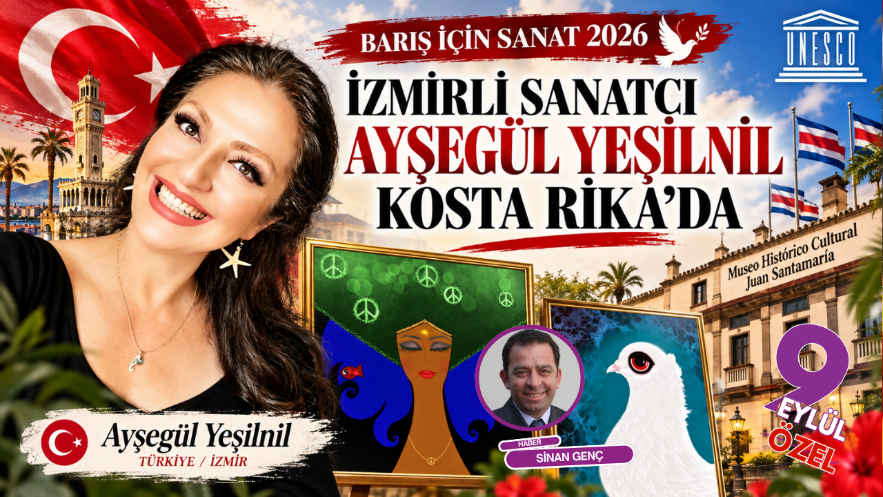 Urla’dan Kosta Rika’ya barış köprüsü: Ayşegül Yeşilnil dünya sahnesinde