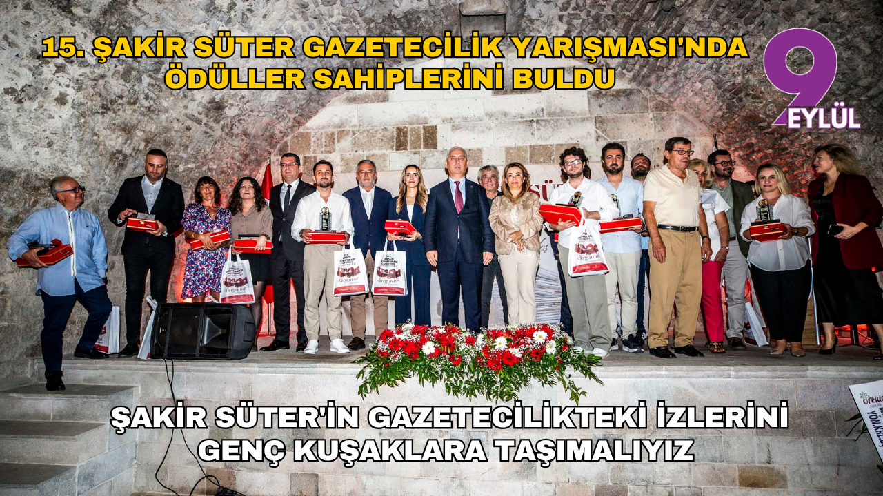 15. Şakir Süter Gazetecilik Yarışması'nda ödüller sahiplerini buldu