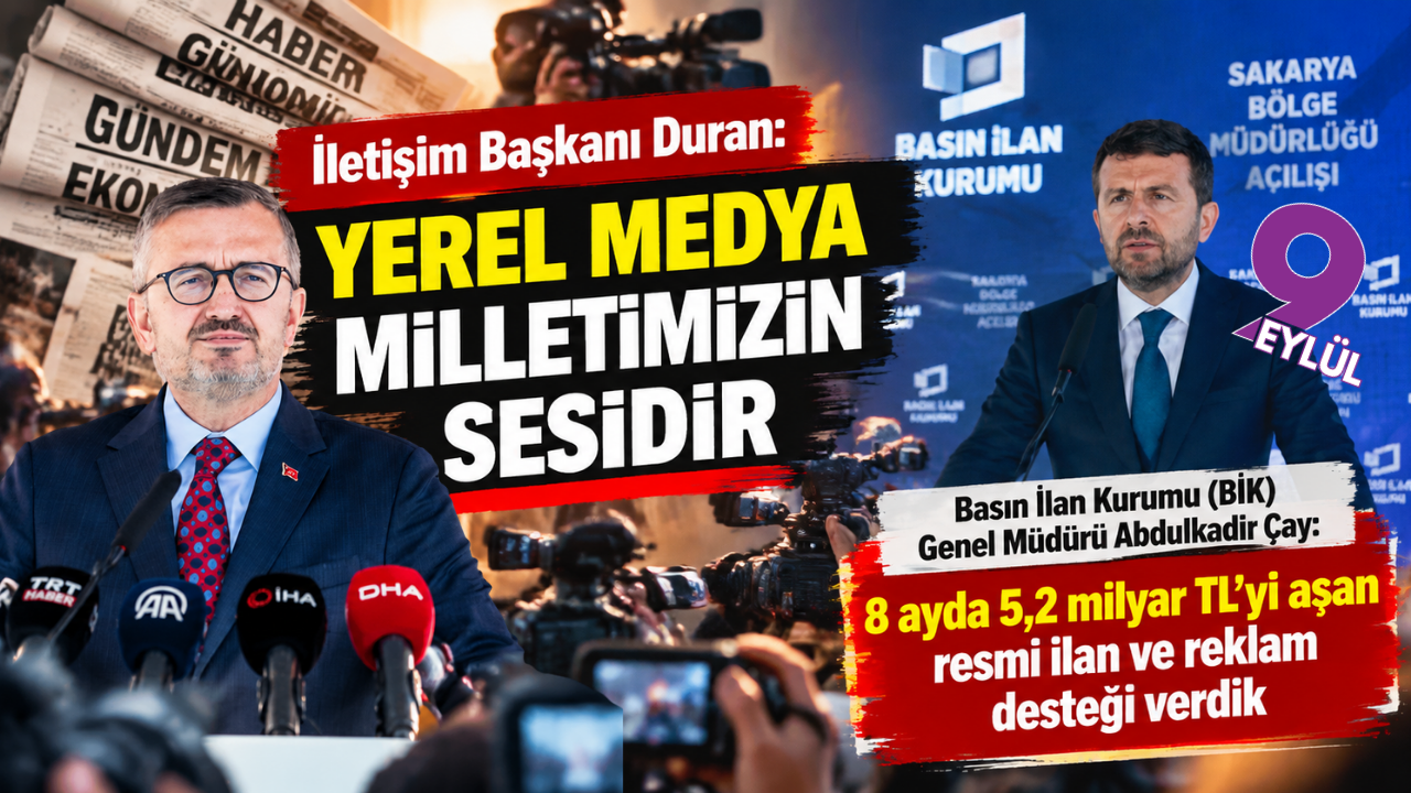 İletişim Başkanı Duran: “Yerel medya milletimizin sesidir”