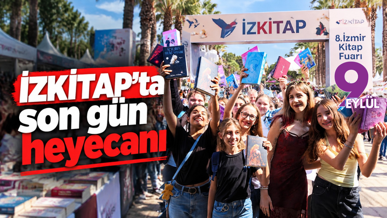 İZKİTAP’ta son gün heyecanı