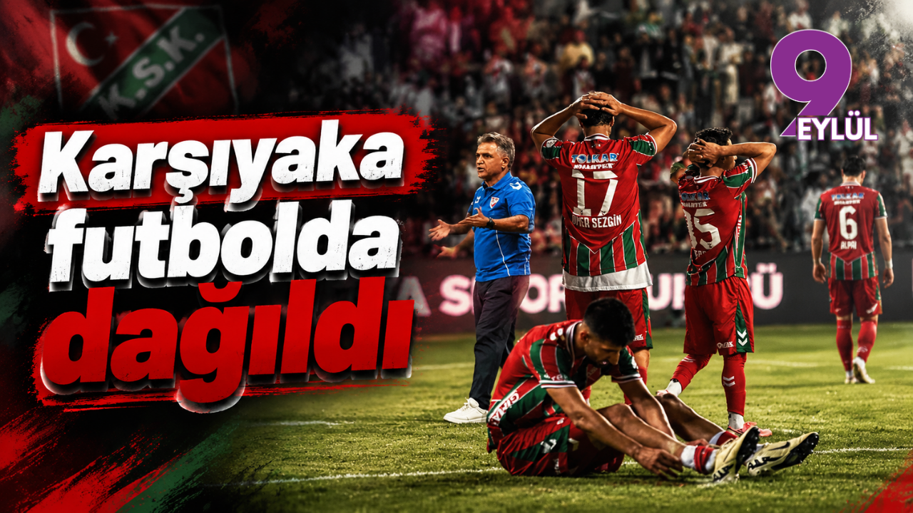 Karşıyaka futbolda dağıldı