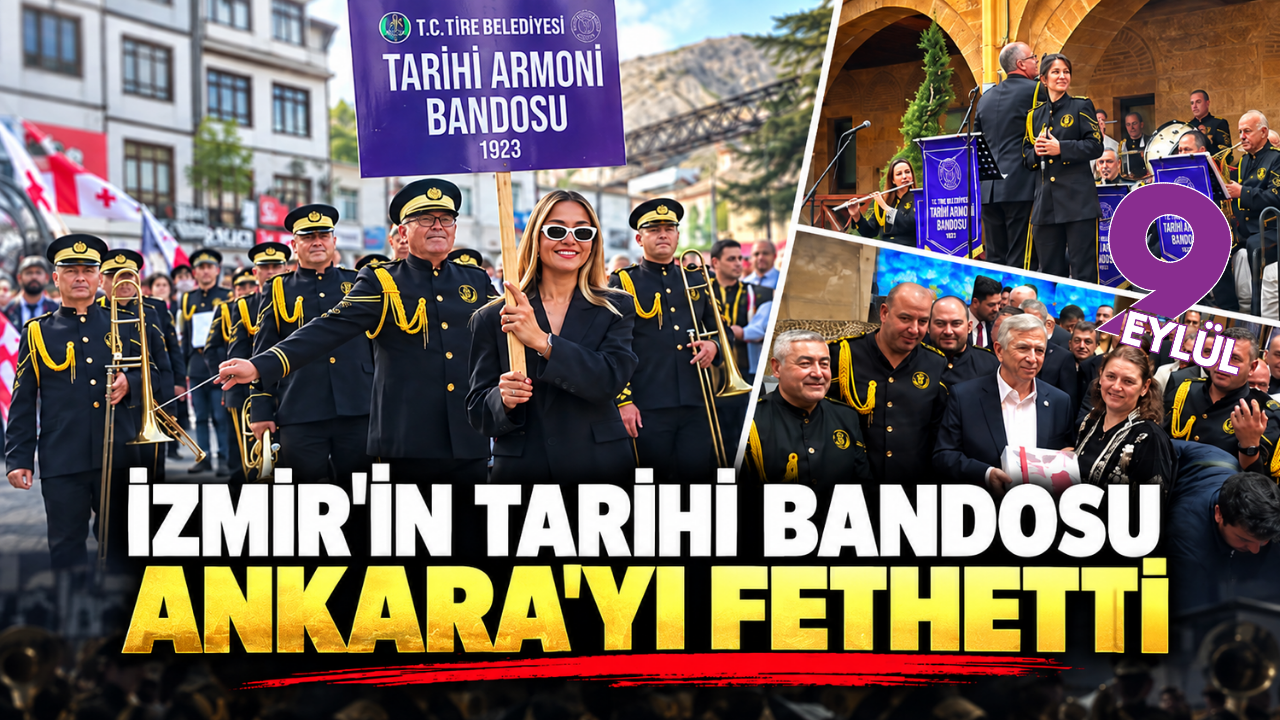 İzmir'in tarihi bandosu Ankara'yı fethetti