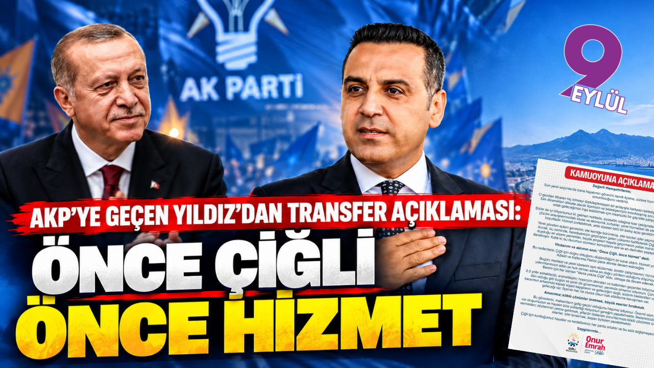 Yıldız’dan AK Parti’ye geçiş sonrası ilk açıklama: Önce Çiğli, önce hizmet