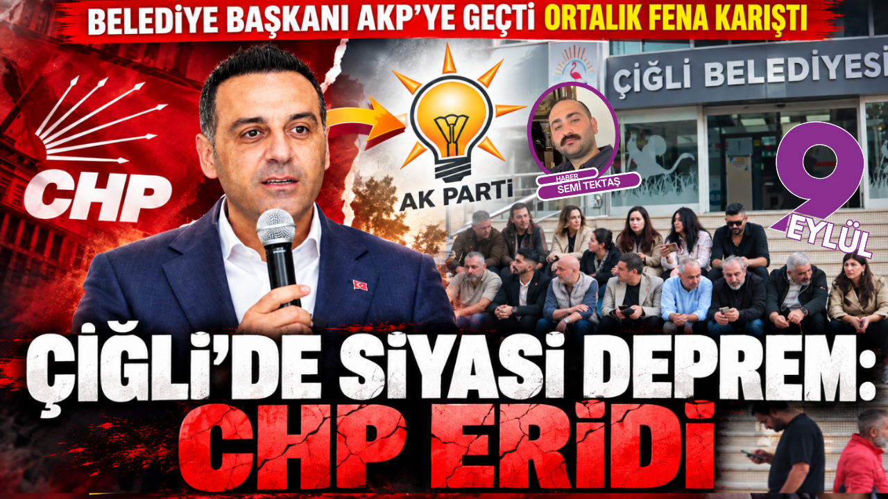 Çiğli'de siyasi deprem: CHP eridi