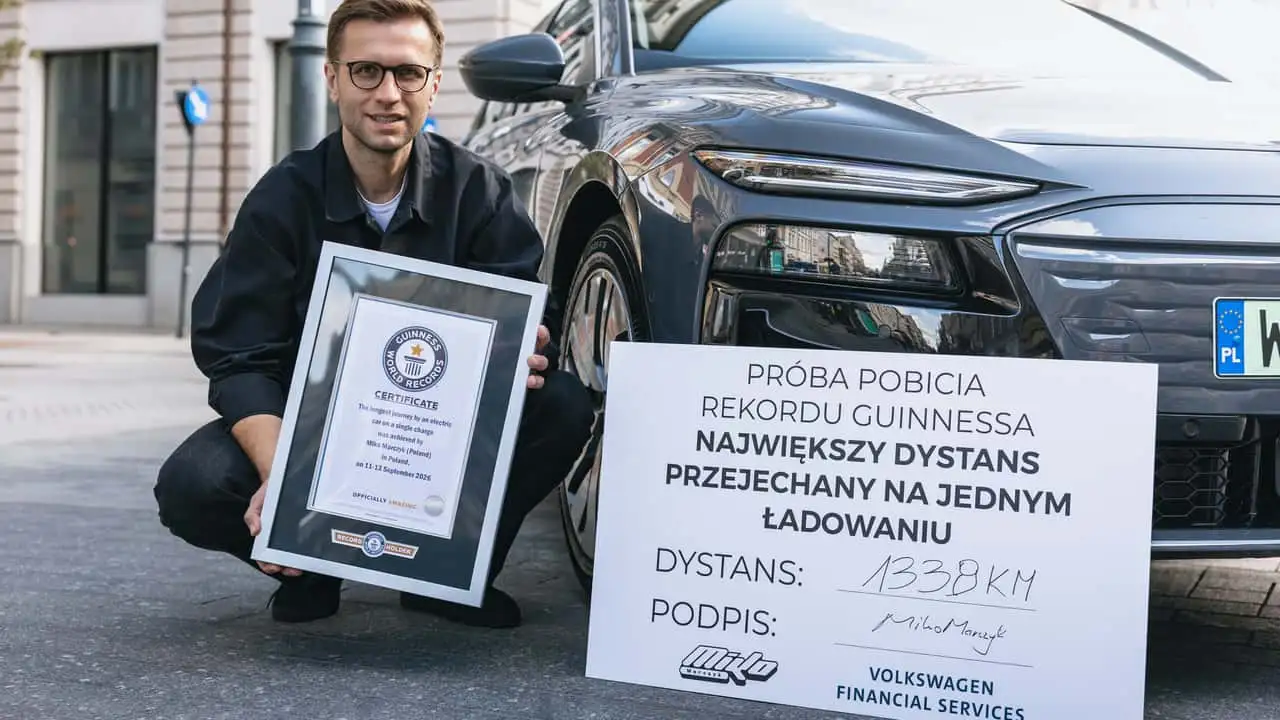 Miko Marczyk Sets Guinness Ev Range Record In The Audi A6 Sportback E Tron (2)