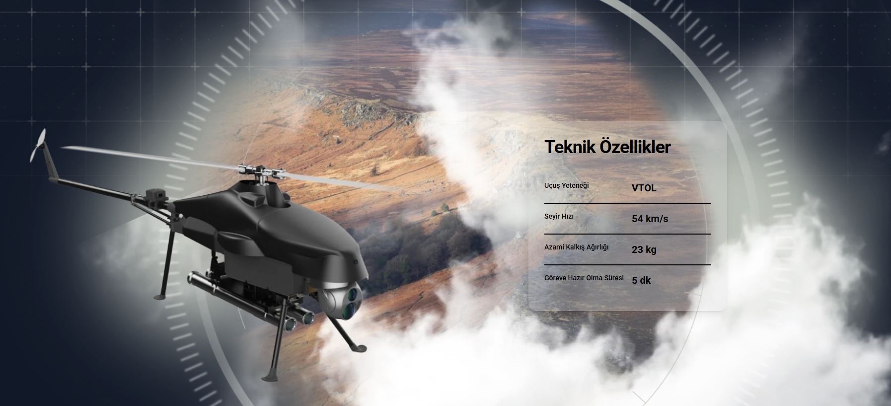 Mini Helikopter Dumrul Teknik Özellikleri (1)