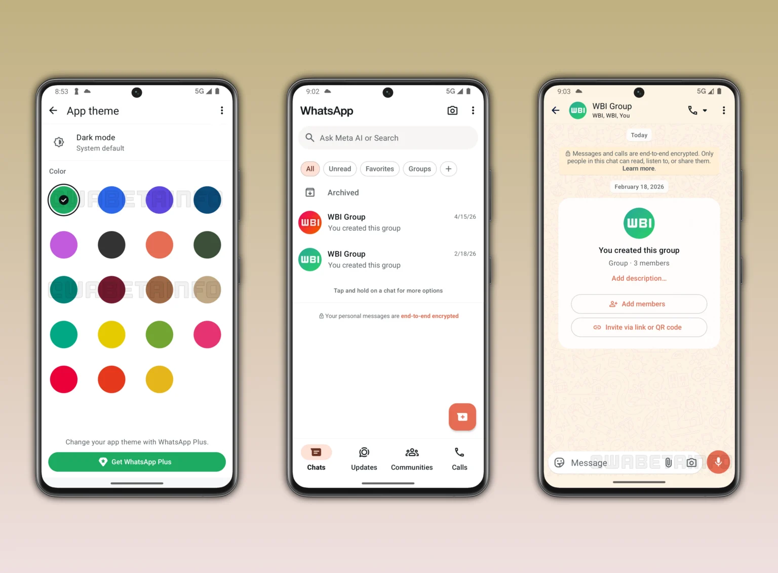 Whatsapp Android İçin Yeni Yüzen Gezinme Çubuğu Geliştiriyor (5)