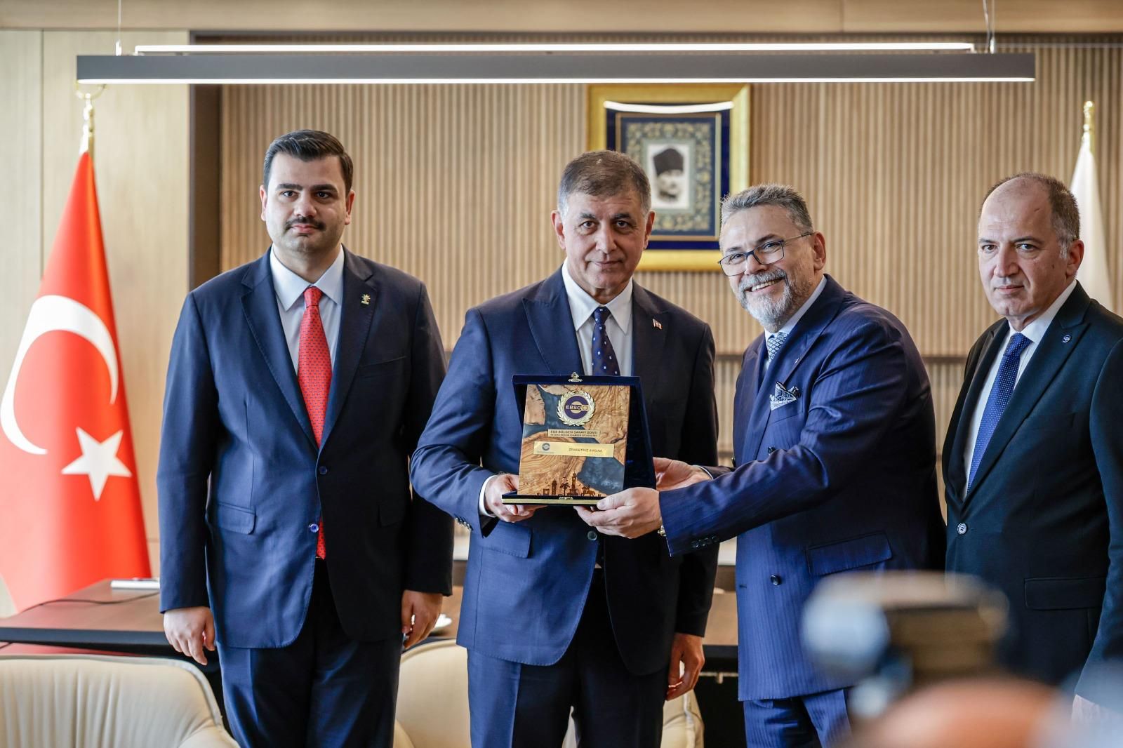 Tugay'dan EBSO ziyareti: Kısa zamanda çok iş yapalım