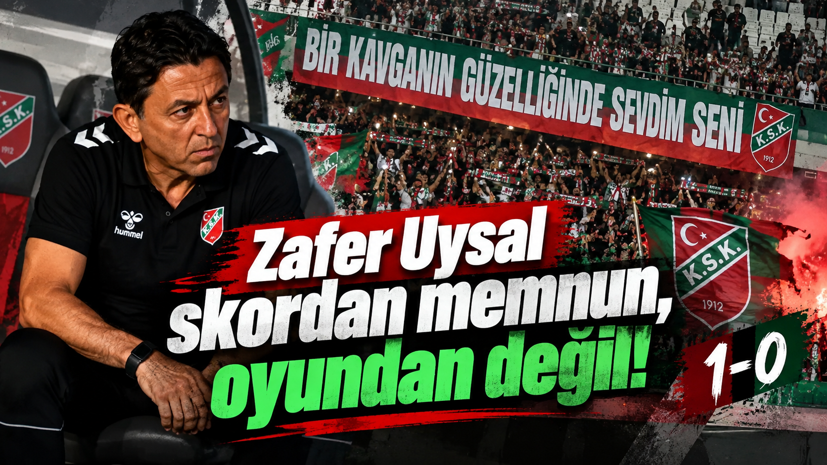 Zafer Uysal skordan memnun, oyundan değil!