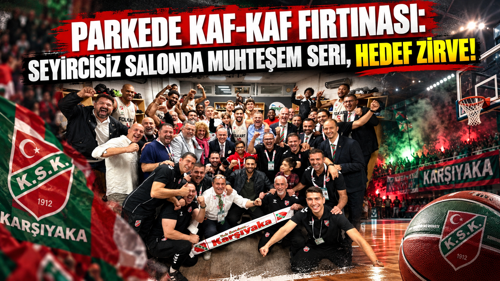 Parkede Kaf-Kaf Fırtınası: Seyircisiz Salonda Muhteşem Seri, Hedef Zirve!