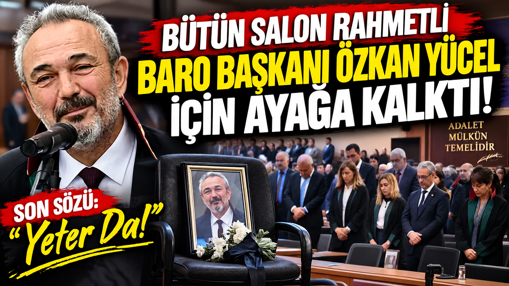 Bütün Salon Özkan Yücel İçin Ayağa Kalktı!