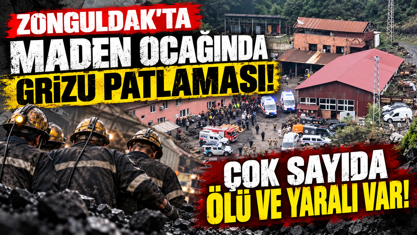 Zonguldak’ta Maden Ocağında Grizu Patlaması: Çok Sayıda Ölü ve Yaralı Var!