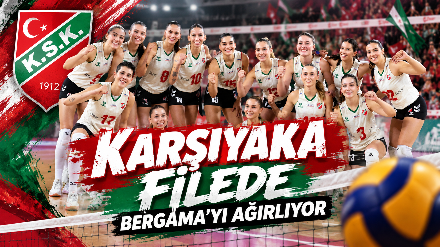 Karşıyaka filede Bergama’yı ağırlıyor: Hedef zirve takibini sürdürmek